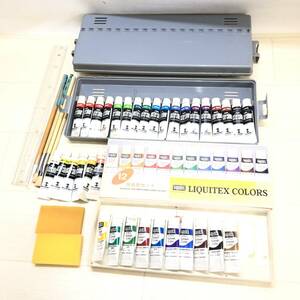 ♪LIQUTEX COLORS リキテックス 伝統色セット 10㏄チューブ 絵具 絵の具 お絵描き 美術 アート 欠品有 現状品♪K23330