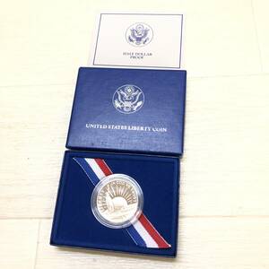 ♪送料一律185円 UNITED STATES LIBERTY COIN 1986年 アメリカ 記念硬貨 自由の女神 リバティコイン 現状品♪K23340