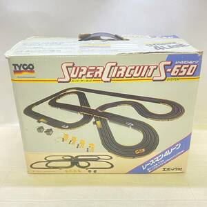 ▲エポック社 TYCO スーパーサーキット SUPERCIRCUIT S-650 レースマン4レーン スロットカー コース 現状品 ▲ K14088