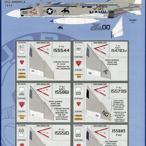 1/48 ファーボールデカール F-4J ファントムⅡのCAG機 (3)の画像3