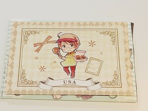 ヘタリア ポストカード アメリカ お菓子柄 原作柄