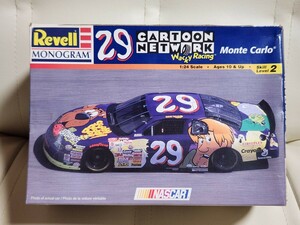 1/24　Revell レベル　#29 CARTOON NETWORK Wacky Racing Montecarlo 　NASCAR　当時物　未組立品　デカール美品　格安スタート