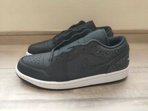 28.5cm NIKE AIR JORDAN 1 LOW SE BLACK ELEPHANT ナイキ エアジョーダン 1 ロー ローカット エア ジョーダン ブラックエレファント 黒_画像7