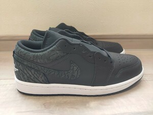 29cm NIKE AIR JORDAN 1 LOW SE BLACK ELEPHANT ナイキ エアジョーダン 1 ロー ローカット エア ジョーダン ブラックエレファント 黒