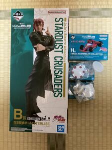 一番くじ　ジョジョの奇妙な冒険　STARDUST CRUSADERS Ｂ賞　花京院典明　MASTERLISE H賞　F-MEGA I賞　魂のポーカーチップ　他