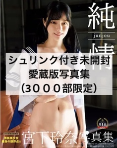 【未開封】豪華愛蔵版３０００部限定 宮下玲奈写真集 純情