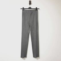 極美品 PLEATS PLEASE ISSEY MIYAKE パンツ グレー PP63-JF402 イッセイミヤケ プリーツプリーズ ボトムス ウエストゴム スラックス _画像4