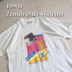 90s カナダ製　Zenith Data Systems　Tシャツ　シングルステッチ　Apple　Google　XL