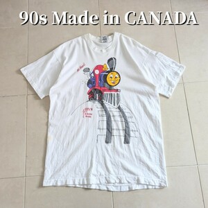 90s 機関車トーマス？　プリントTシャツ　シングルステッチ　XL アニメ