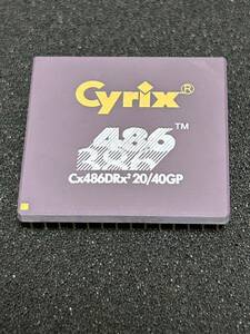 Cyrix Cx486 DRx2 20/40GP 20/40MHz 386DX互換 動作確認済み①