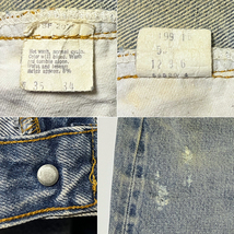 W35 66後期 70s USA製ビンテージ リーバイス Levis 501 デニムパンツ 赤耳 セルビッチ ジーンズ オリジナル 501XX 66前期 実寸W33 79年製_画像5