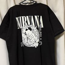 XL NIRVANA ニルヴァーナ IN UTERO グランジ ロック バンドTシャツ 新品レア カートコバーン 黒（90s ビンテージ Giant USA製 アメリカ製）_画像2