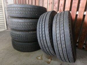 C451 送料無料【195/75R15 109/107】ブリヂストン R207 夏タイヤ 6本 2021年製 約8分山