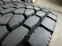 C504 バリ溝 送料無料【225/80R17.5 123/122】ブリヂストン エコピアM801Ⅱ ミックスタイヤ 2本 2022年製 約8-8.5分山_画像7