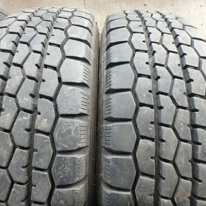 C523 送料無料【205/75R16 113/111】ダンロップ SPLT21M ミックスタイヤ 6本 2021年製 約7.5-8分山の画像2