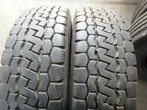 C553 送料無料【195/75R15 109/107】ブリヂストン M804 ミックスタイヤ 2本 約7-7.5分山