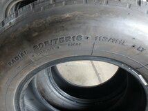 C569 送料無料【205/75R16 113/111】ブリヂストン R202 夏タイヤ 2本 2019年製 約7.5分山_画像9