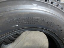 C617 バリ溝 送料無料【265/70R19.5 140/138】ダンロップ SP001 スタッドレス 2本 2022年製 約8.5分山_画像9