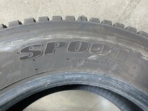 C617 バリ溝 送料無料【265/70R19.5 140/138】ダンロップ SP001 スタッドレス 2本 2022年製 約8.5分山_画像10