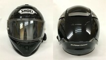 SHOEI X-Fourteen X14 フルフェイスヘルメット MIDLAND BTX1 PRO インカム外装着 XLサイズ ブラック ショウエイ バイク用品 N18135H●_画像3