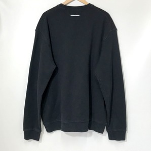 DSQUARED2 RN154143 sweatshirt スエット トレーナー 裏起毛 長袖 プリント ロゴ カジュアル XXL ディースクエアード2 トップス A3953◆の画像2