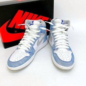 NIKE AIR JORDAN 1 RETRO HIGH OG 555088-402 HYPER ROYAL エア ジョーダン 1 レトロ ハイ スニーカー 箱付き 26.5cm ナイキ 靴 DF10925■