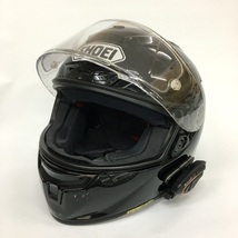 SHOEI X-Fourteen X14 フルフェイスヘルメット MIDLAND BTX1 PRO インカム外装着 XLサイズ ブラック ショウエイ バイク用品 N18135H●_画像2