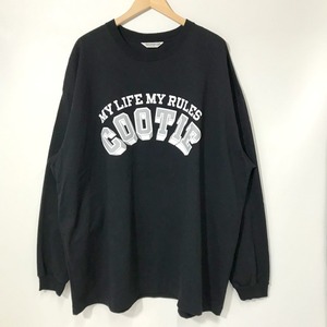 COOTIE PRODUCTIONS ロンT ビッグTシャツ ロゴ プリント オーバーサイズ カットソー ストリート メンズ XL クーティー トップス A4019◆