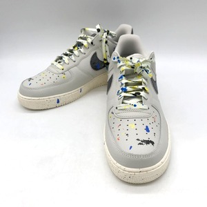 NIKE AIR FORCE 1 07 LV8 CZ0339-001 スニーカー ローカット スプラッターペイント シューズ ストリート 27.5 マルチ ナイキ 靴 B4068◆