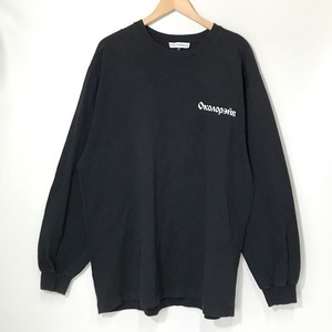 Gosha Rubchinskiy G012-T013 ロンT 長袖 カットソー バックプリント オーバーサイズ ビッグ S ゴーシャラブチンスキー トップス A4026◆