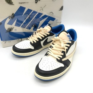 NIKE Travis Scott Fragment Air Jordan 1 Low DM7866-140 スニーカー ローカット シューズ カジュアル メンズ 30 ナイキ 靴 B4032◆