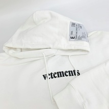 ヴェトモン 20SS ロゴ オーバーサイズ プルオーバー パーカー スウェット フーディー 美品 SS20TR311 メンズ VETEMENTS トップス DM11102■_画像3