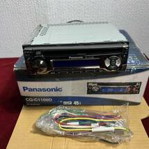 3棚028 Panasonic パナソニック CQ-C1100D CDプレーヤー 1DIN 中古美品_画像1