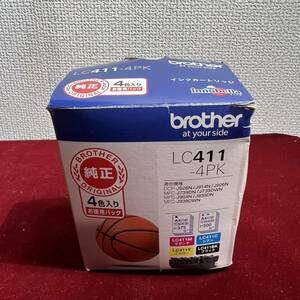 2棚061 未使用品　brother 純正インクカートリッジ LC411 4PK