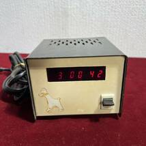 5棚103 MM5311N　懐かしの時計I　デッドストック　ニキシー管時計　無線機用アクセサリー　通電可_画像1