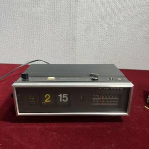 棚229 ナショナル　FM AM デジタルクロック ラジオ 時計　RC-702 難あり　ラジオの動作可能