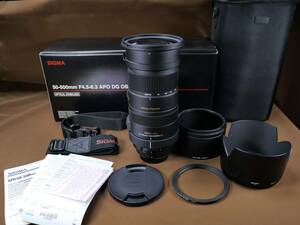 ★☆＋1円で即決☆★SIGMA完動美品♪★APO 50-500mm F4.5-6.3 DG OS HSM [ペンタックス用]★残念ながらディスコン★子供の学校行事に！★