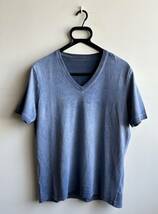 【美品】DSQUARED2 カットソー 半袖 Tシャツ メンズ M バックプリント ネイビー 紺 ウォッシュ加工 イタリア製 ディースクエアード_画像3