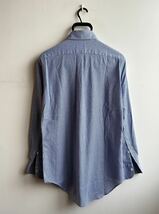 【極美品】Maker's Shirt 鎌倉 シャツ メンズ 38-79 チェック 白×青 400 MADISON LENO CLOTH ボタンダウン 日本製 鎌倉シャツ_画像3