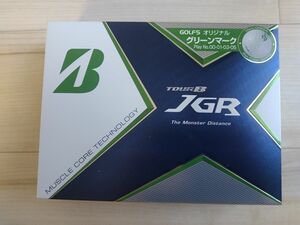 ホワイト　2021年モデル　TOUR B JGR グリーンマーク　1ダース BRIDGESTONE ブリヂストン ゴルフボール