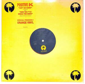 e2011/12/プロモ/カラー盤/ジャンク/Positive K/Ain't No Crime