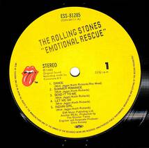 e2581/LP/ポスター付/The Rolling Stones/Emotional Rescue_画像4