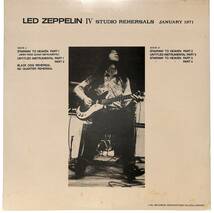 e2563/LP/Led Zeppelin/IV Studio Rehersals January 1971_画像2