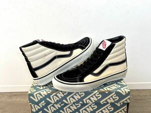 新品★VANS バンズ VAN DOREN SK-8 HI V38 RETRO 黒白 9