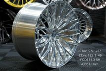 T&T FORGED 鍛造ホイール ほぼ新品 F21 R22インチ フェラーリ マセラティ 用 458 488 F12 FF グラントゥーリズモ カルフォルニア 装着可_画像2