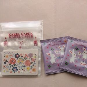 カレルチャペック　紅茶2P　ミニジップ袋 ＆ミニカード