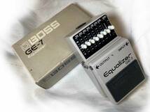 ♪レア♪BOSS GE-7 81年 12月製 NEC C4558C 初期 イコライザー_画像1