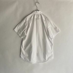 PHIGVEL 日本製 フィグベル ベーシック 半袖 シャツ レギュラーカラー ワーク 白 ホワイト 無地 size 1の画像9