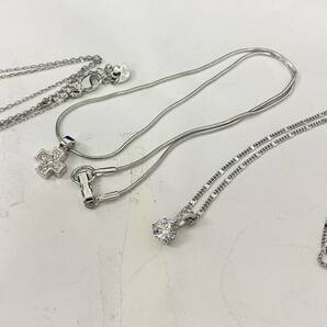 1円 美品 SWAROVSKI ネックレス ブレスレット ピアス リング ペンダント チャーム アクセサリー クリスタル スワロフスキ 15点セットの画像7