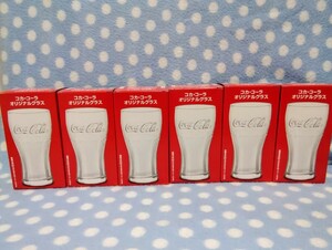 ptb-3 [ не использовался ] Coca Cola оригинал стакан 370ml 6 шт. комплект soda lime стекло 